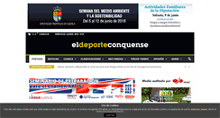 Desktop Screenshot of eldeporteconquense.com